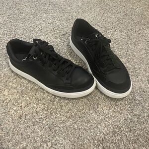 UGG Black Leather Men's Sneakers